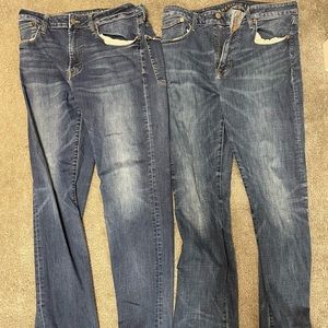 American Eagle Flex Jeans Relaxed Straight 34x34